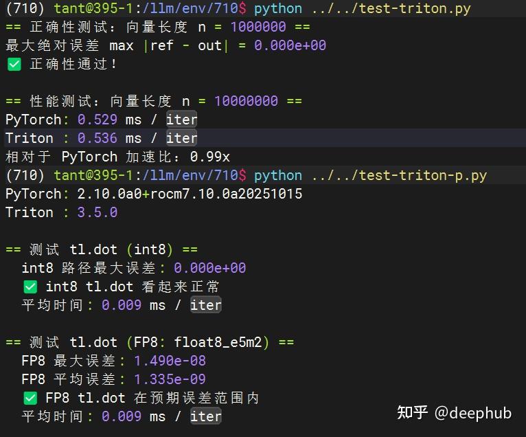AMD AI MAX 395 平台 PyTorch 、Triton 、Flash Attention部署指南 - 知乎