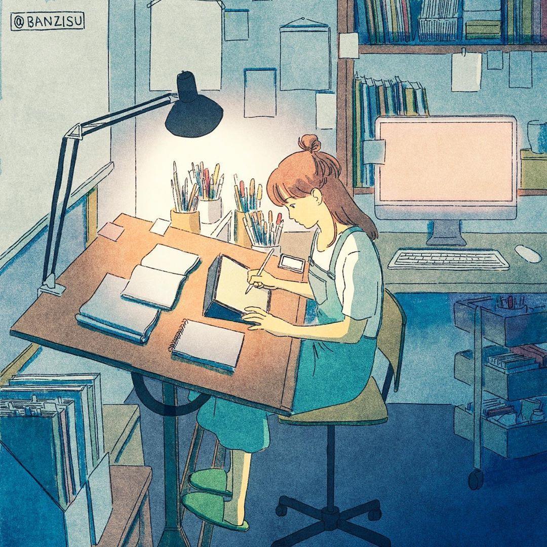 有没有什么有关读书的女生头像?