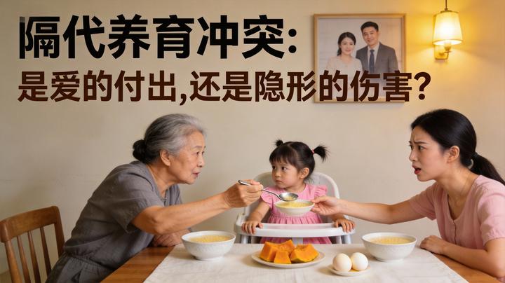 隔代养育冲突:是爱的付出,还是隐形的伤害?三招化解家庭育儿战争 - 知乎