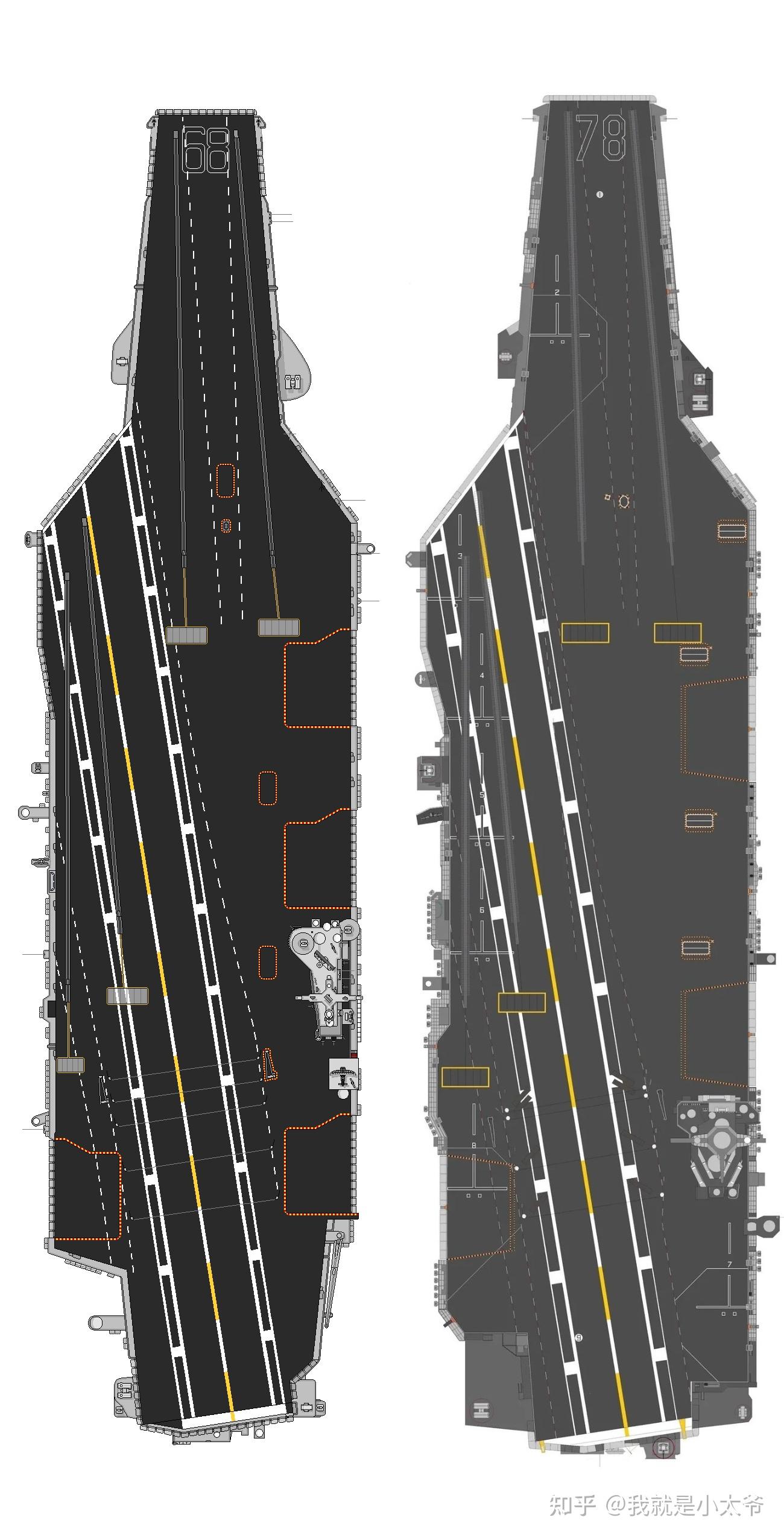 航母为何不用左侧平行降落甲板?