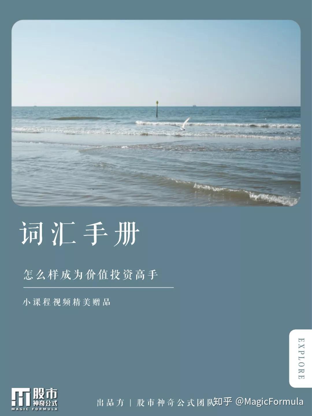 神奇公式小课程金融词汇手册- 知乎