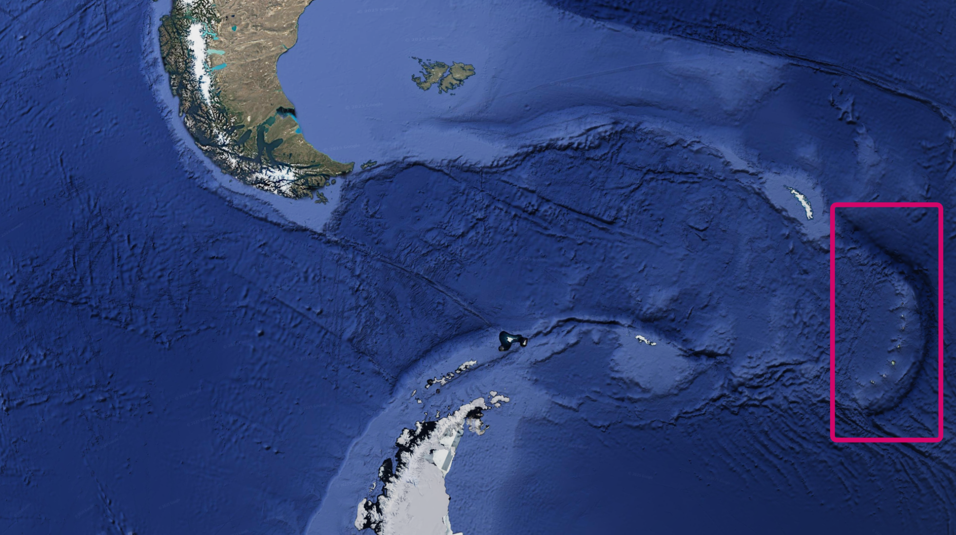 德雷克海峡海底形状为什么这么奇怪?
