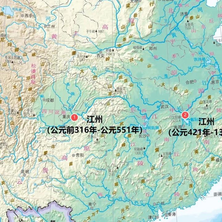 历史上的几个江州,各是现在哪几个城市? - 知乎