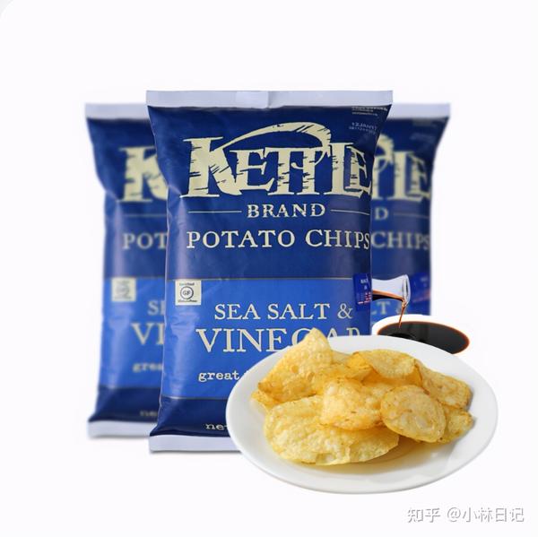 kettle的薯片中,这款海盐醋味颇为特别.