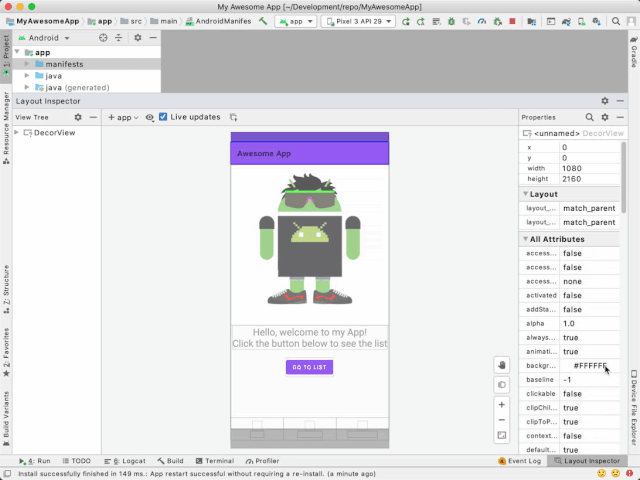 Android Studio 4.0+ 中新的 UI 层次结构调试工具 - 知乎