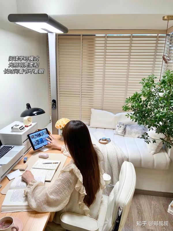 孩子喜欢在晚上看书和学习,有些时候也会上上网课,怎么样才能保护好