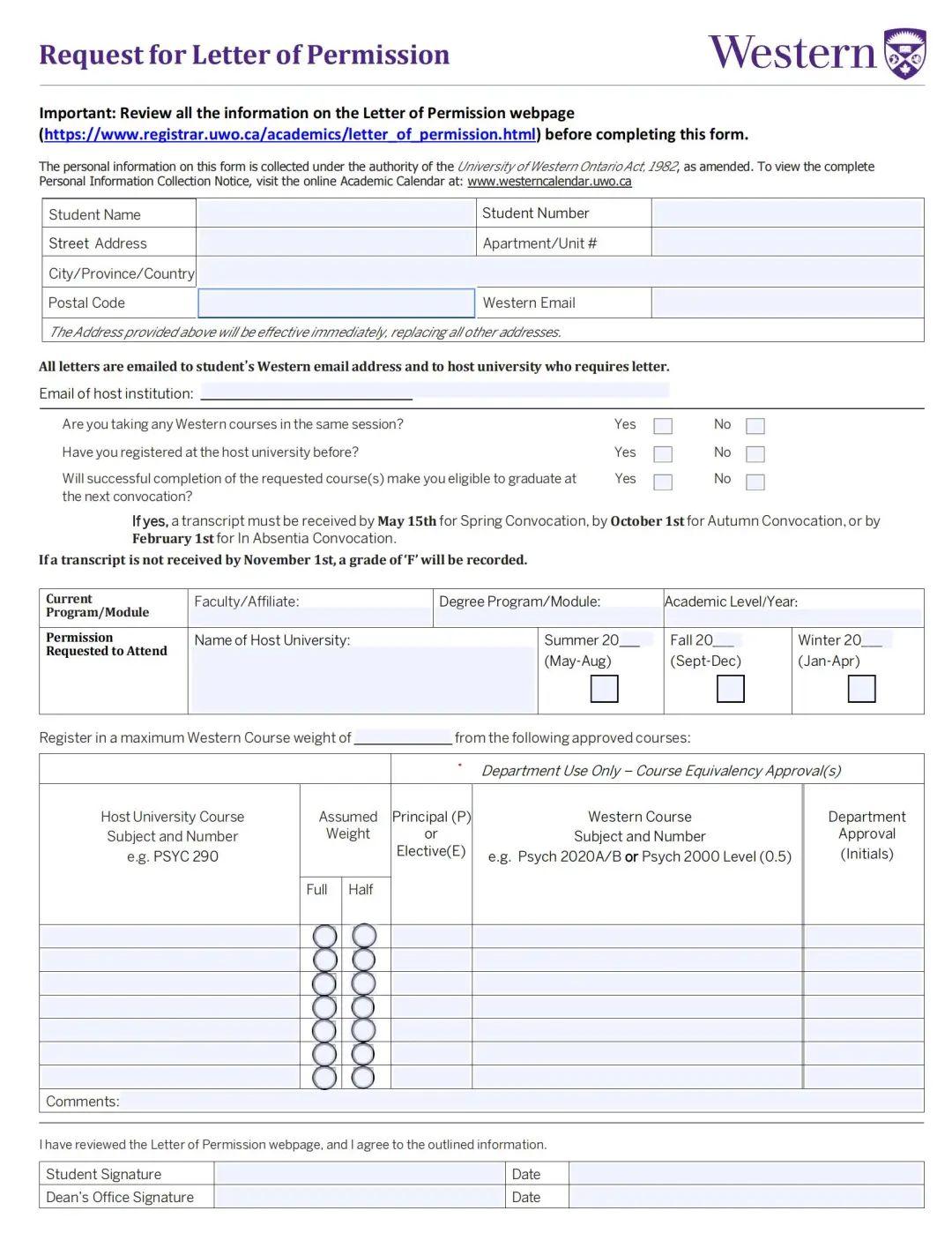Lop Example Form 加拿大转学分政策解读,如何提交LOP审核 - 知乎