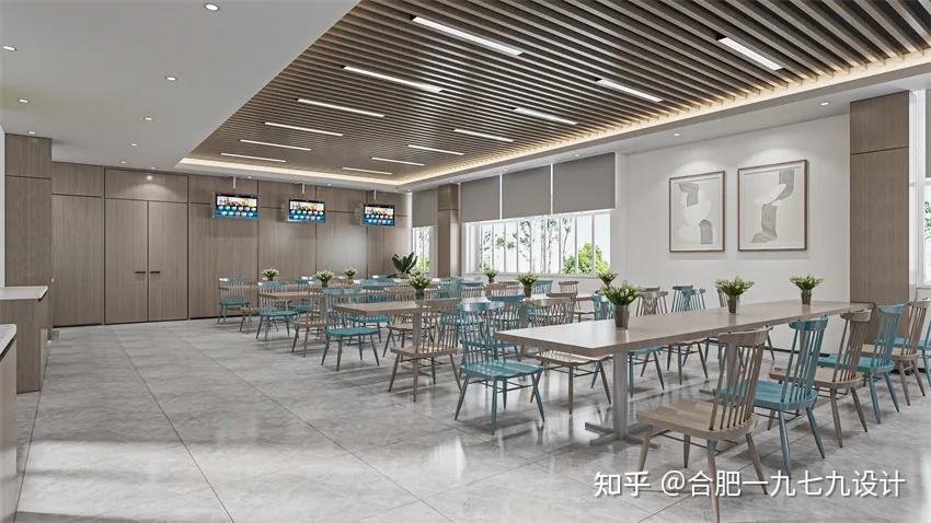 合肥办公室装修设计：1000平新能科技公司办公室效果 - 知乎