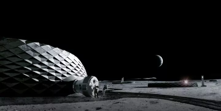 设计物语丨今晚月色很美月球上的建筑也很温柔