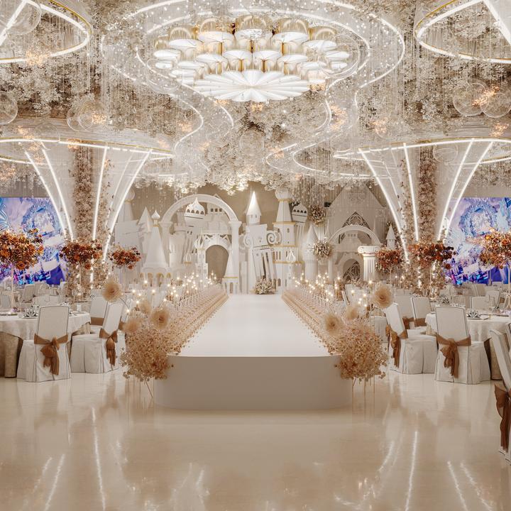 酒店婚礼堂设计圆有情人一个浪漫唯美的婚礼 - 知乎
