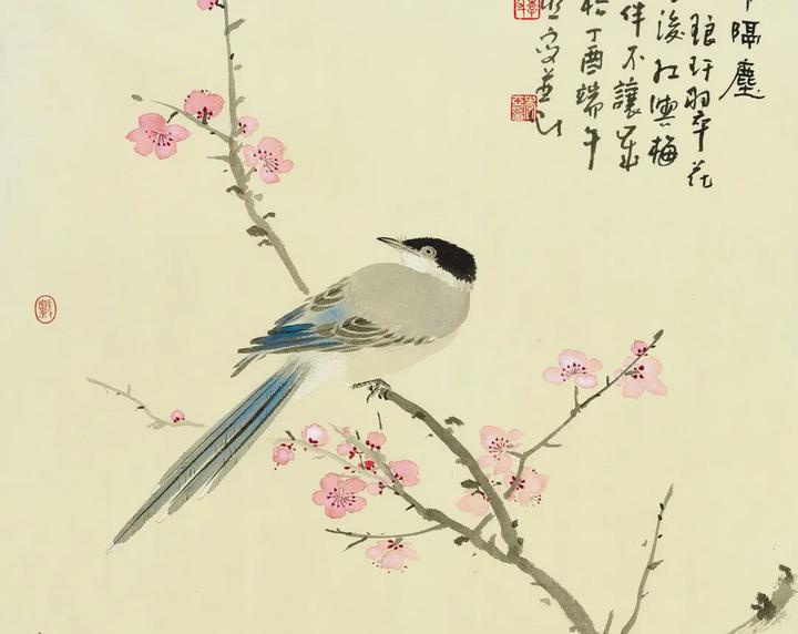 传统派丨李亚：花木相思树，禽鸟折枝图 - 知乎