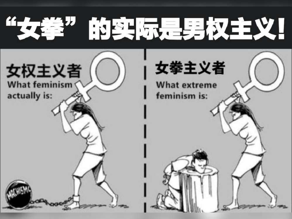 女拳的本质是男权主义