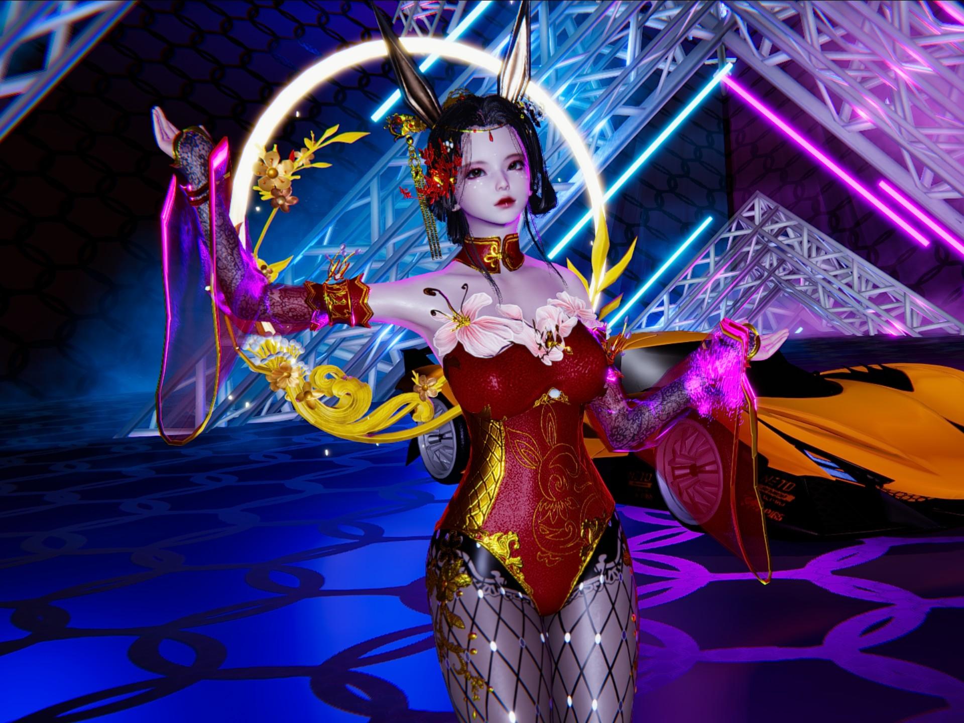 王牌竞速 蟾宫美女 新动作 极乐净土