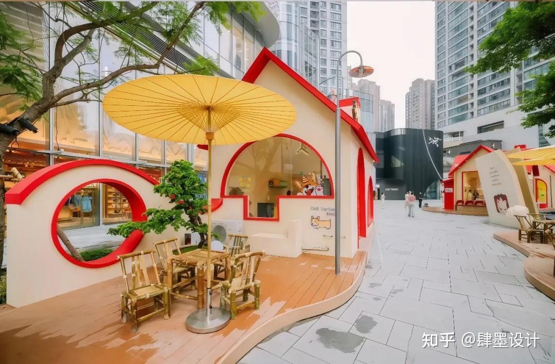 街区美陈 |当慢闪街区成为商业空间的“新宠标配”-肆墨设计 - 知乎
