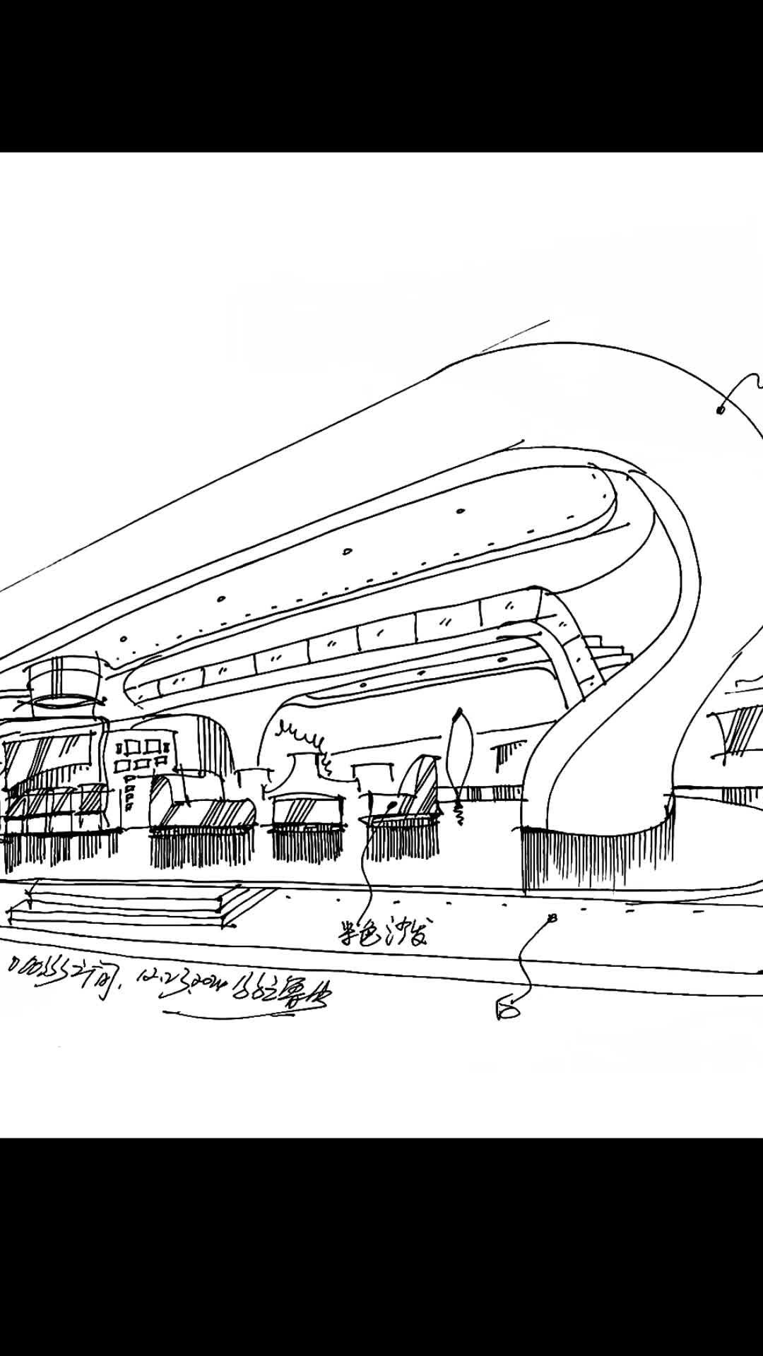科技展台,关于手绘空间方案