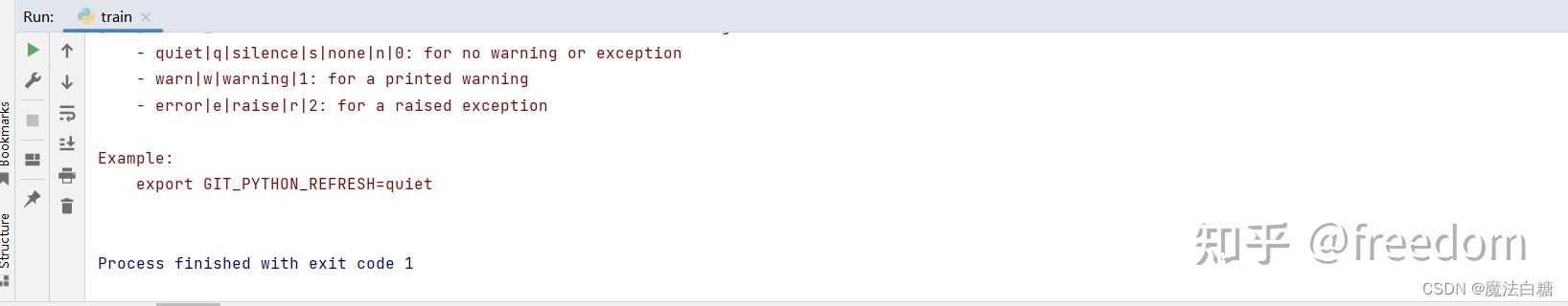 python - gitpython的使用 python... export GIT_PYTHON_REFRESH=quiet - 知乎