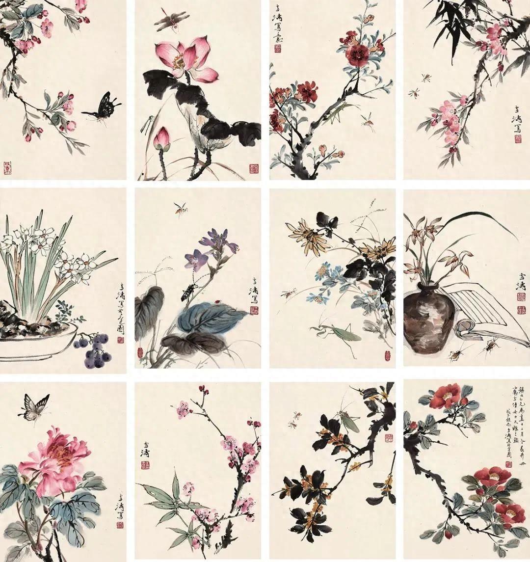 艺术界为之疯狂：王雪涛《十二花神图》《百花图》魅力何在？ - 知乎