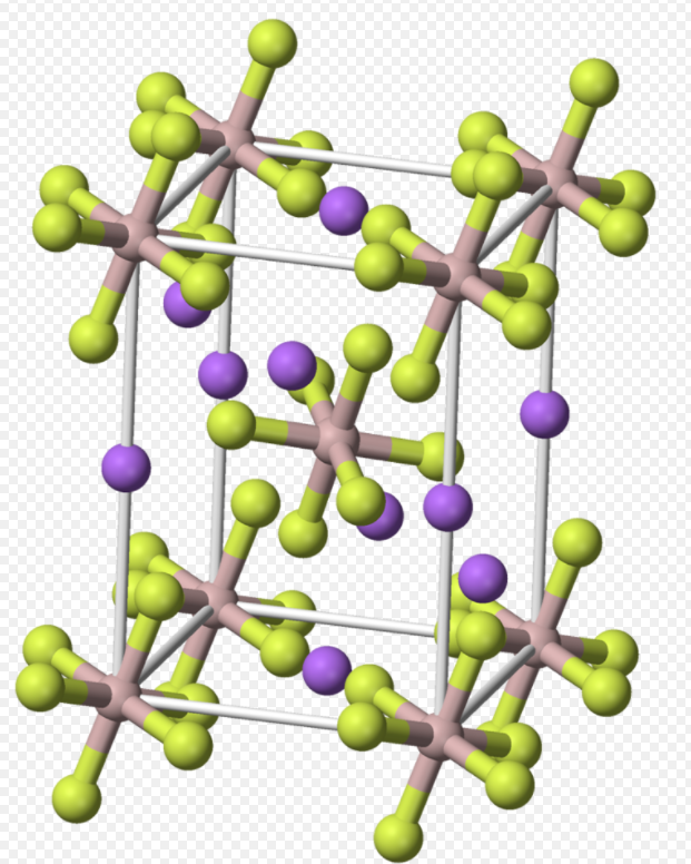 冰晶石(na3alf6)的结构是什么?