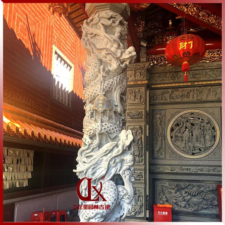 生产加工龙盘绕柱子的石雕龙柱 - 知乎