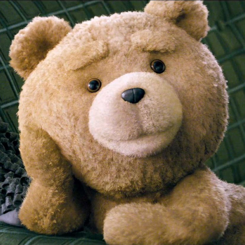 泰迪熊头像沙雕图片