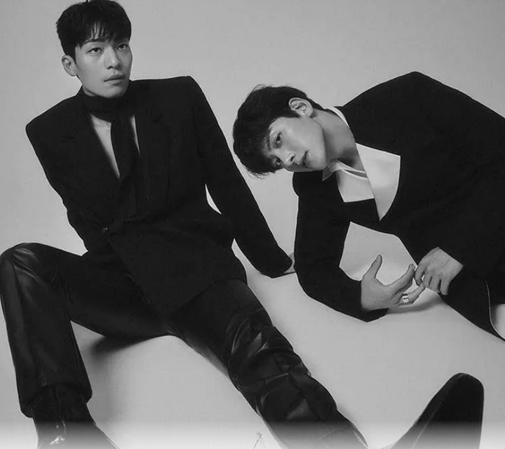 池昌旭&魏河俊合体拍摄画报!合作新剧演绎黑白两道禁忌bromance