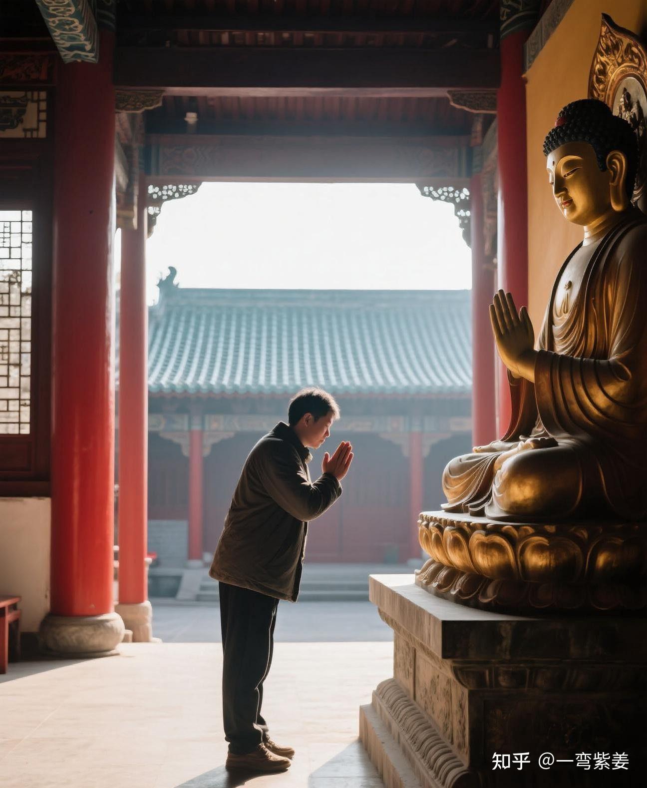 我一遇寺庙就进,一见佛像就拜,为何至今没有得偿所愿?