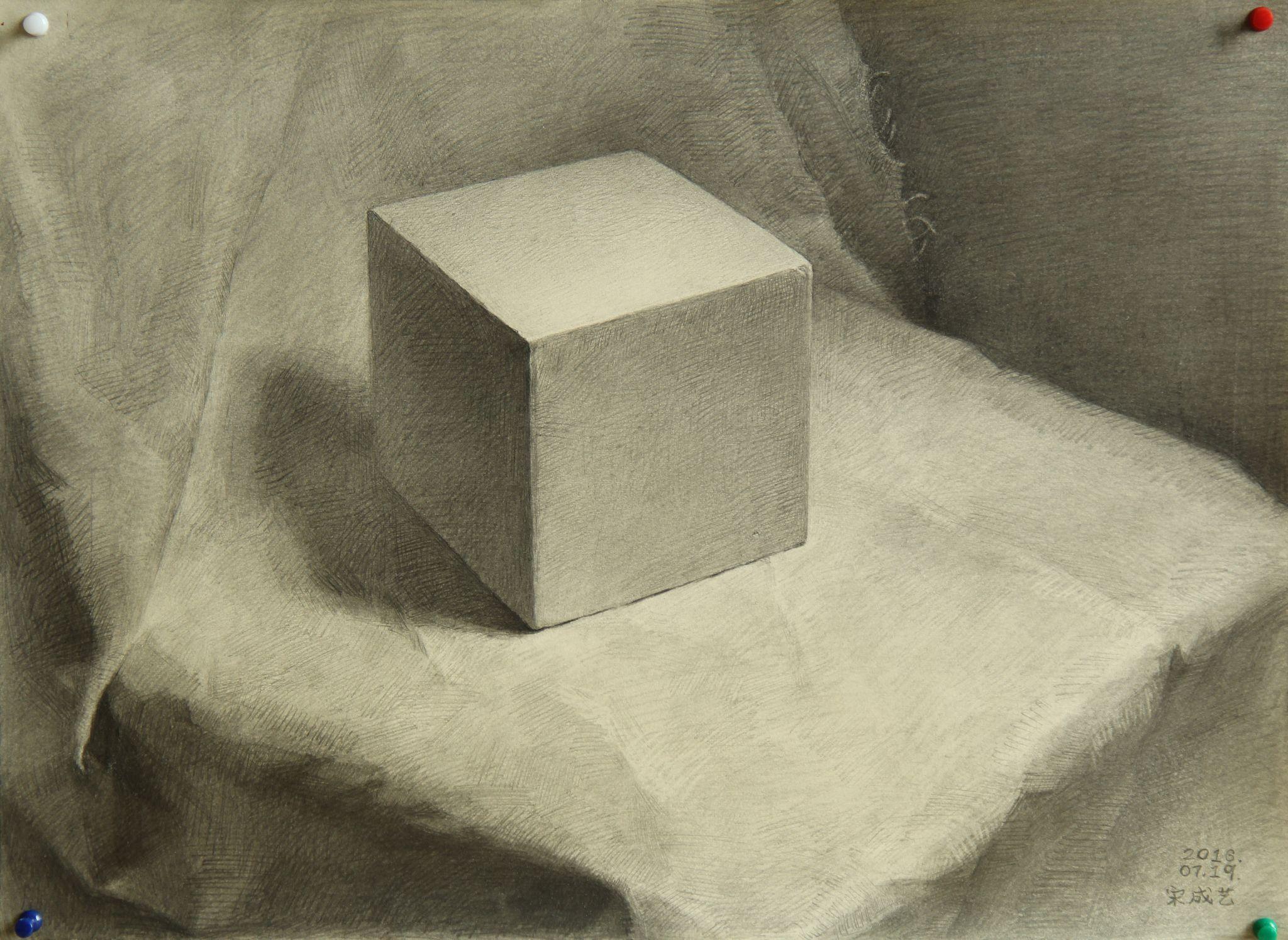 素描正方体如何找到明暗线