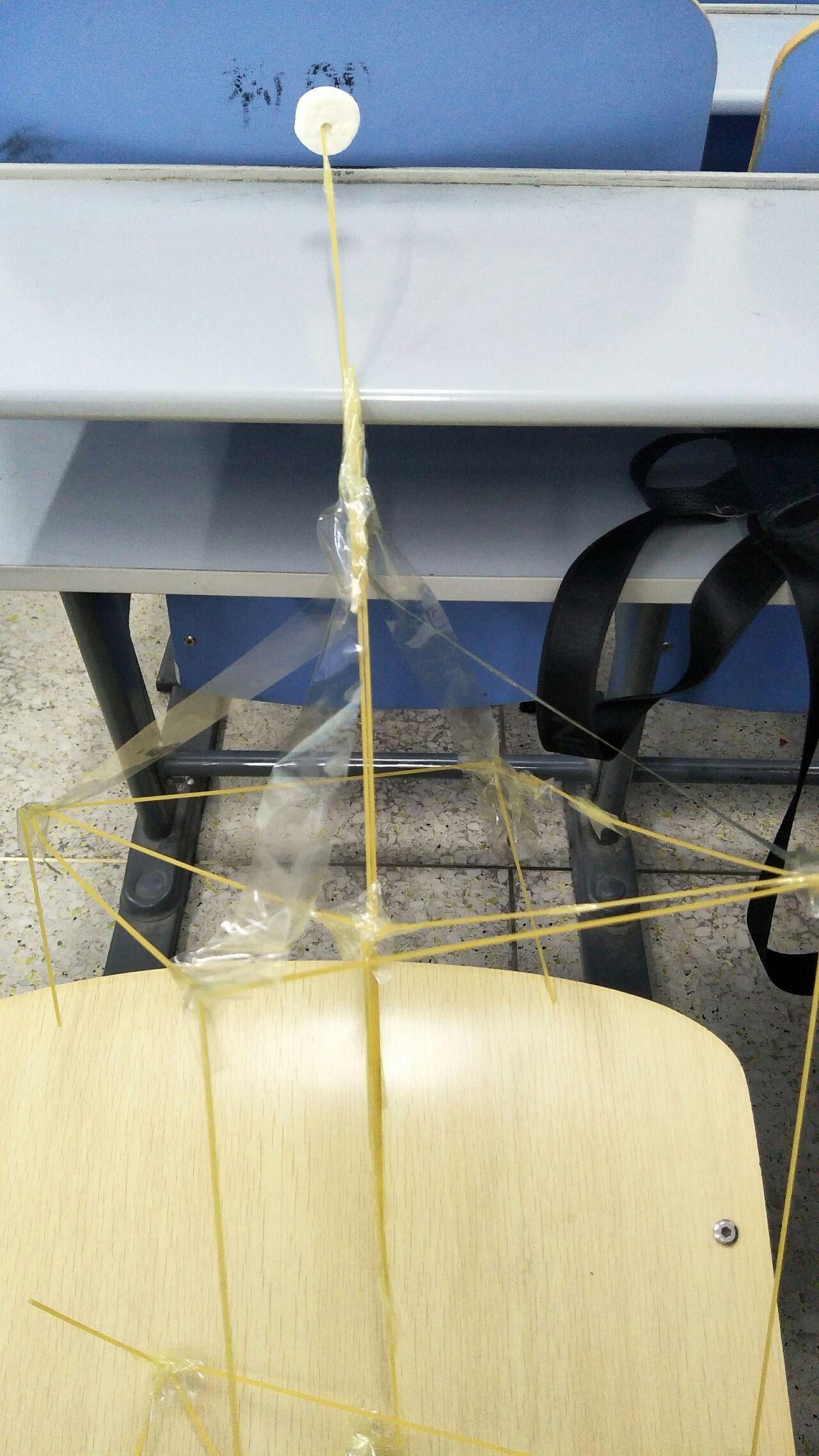 棉花糖挑战用20根意大利塑料棒,一卷胶带,一卷细绳,在20分钟内尽量搭