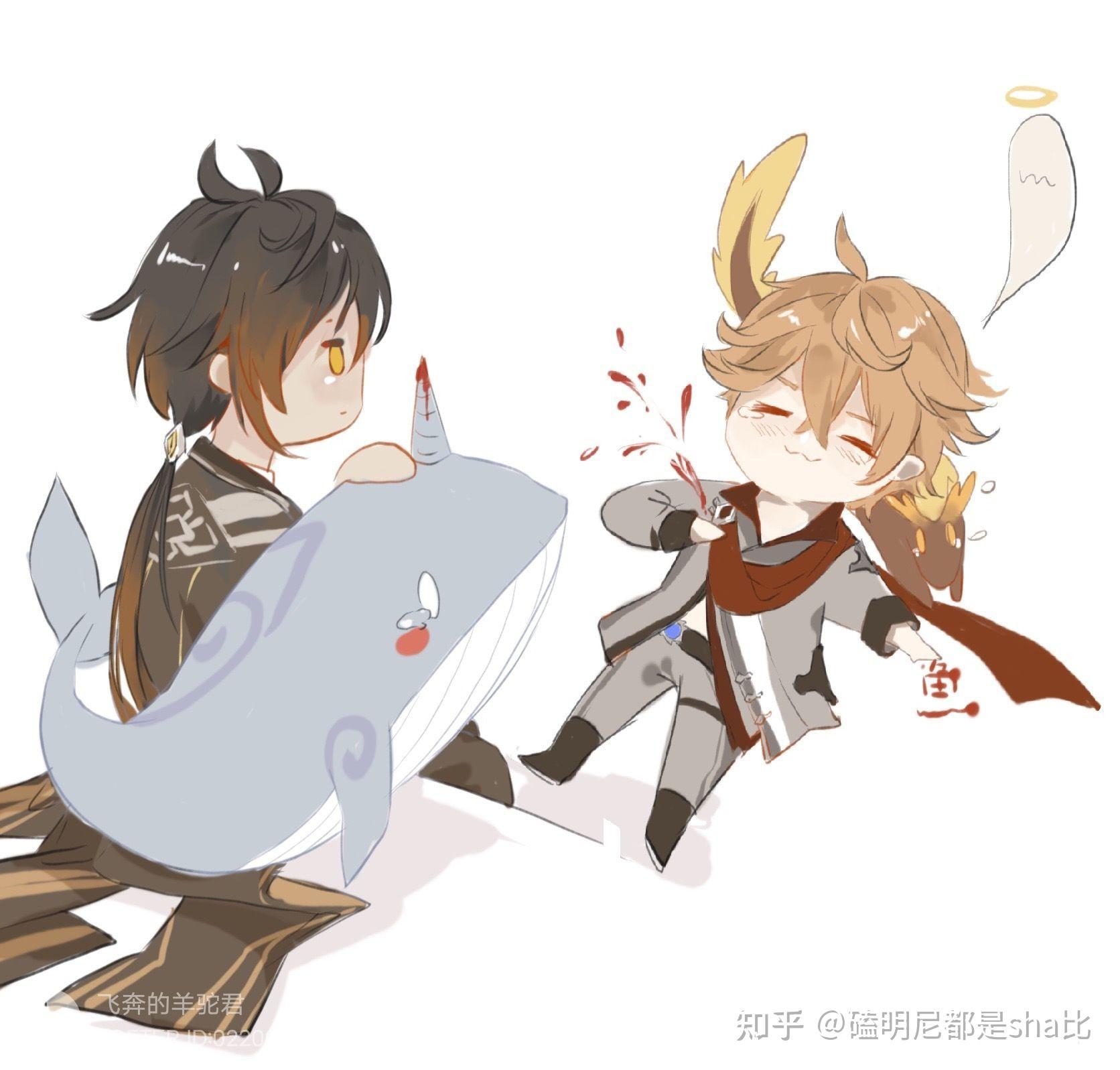 如何看待原神钟离和公子的拉郎cp