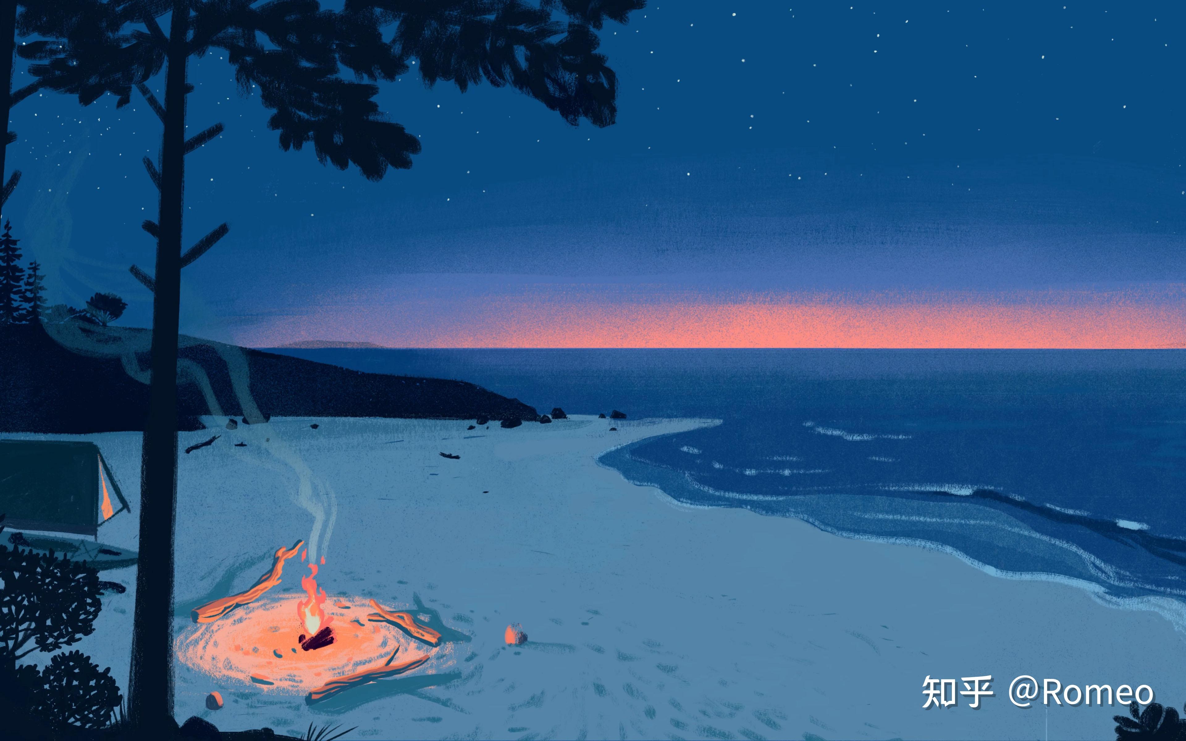 有哪些看起来比较放松的电脑壁纸?