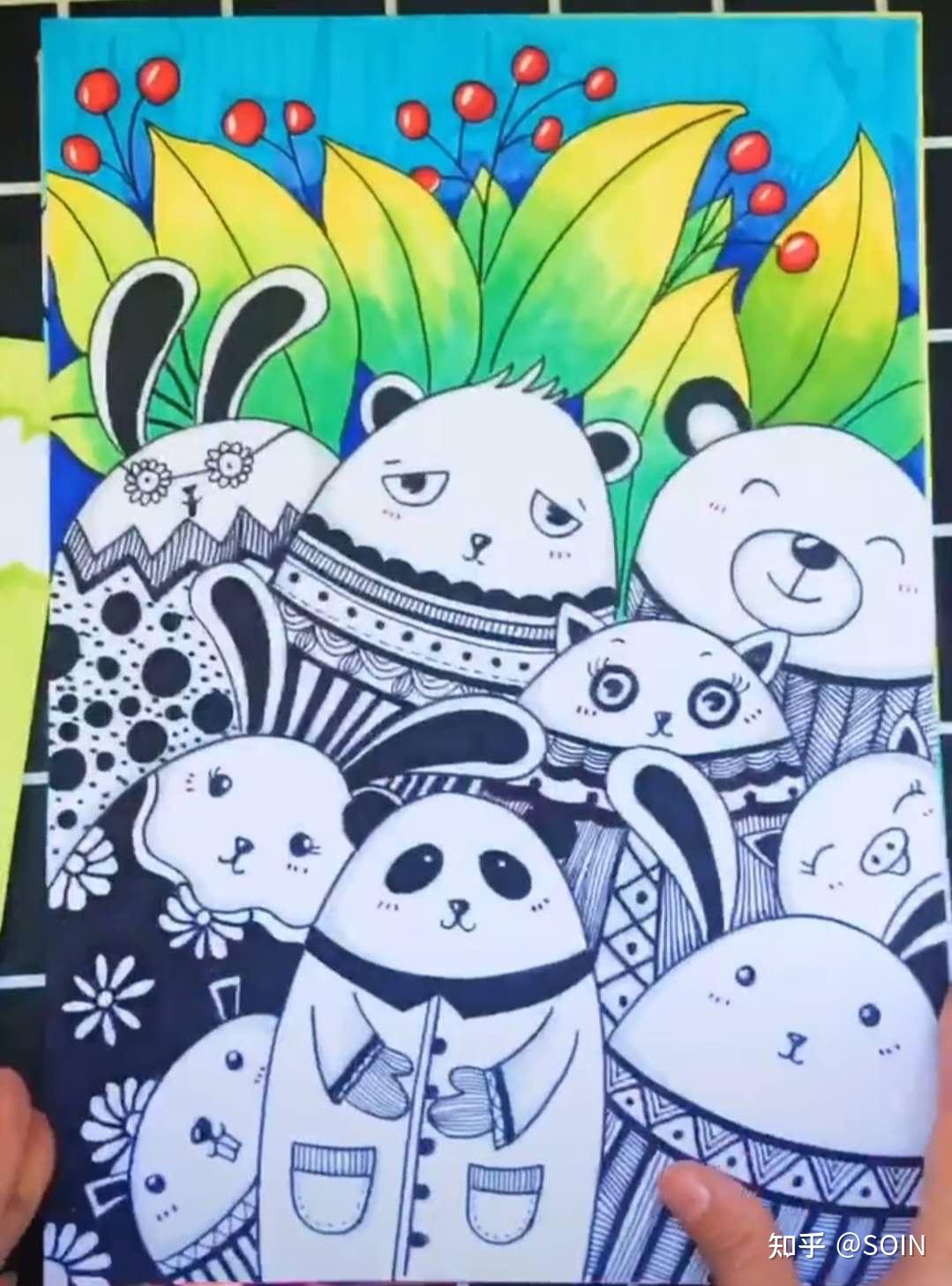 初中美术课画什么好