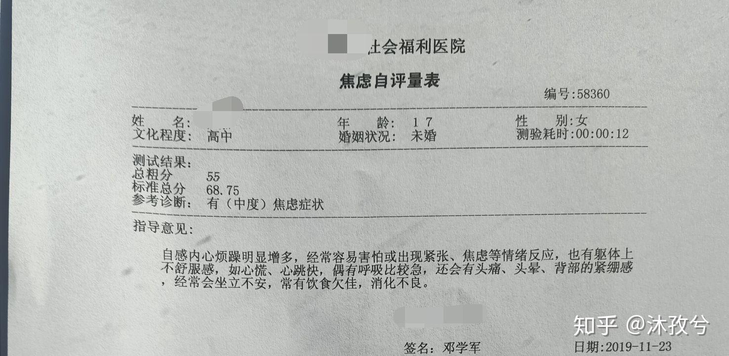 微笑抑郁症证书图片