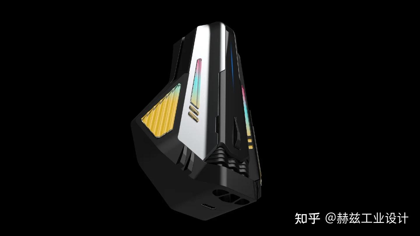 战斗机美学的头盔耳机产品外观设计