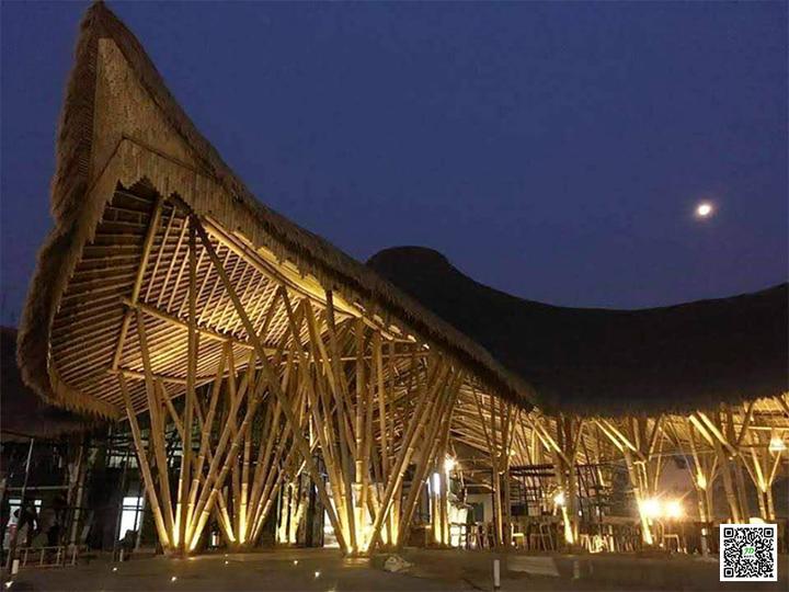 国外经典个性竹建筑工程案例之印尼原竹结构餐厅(国内可设计+施工) - 知乎