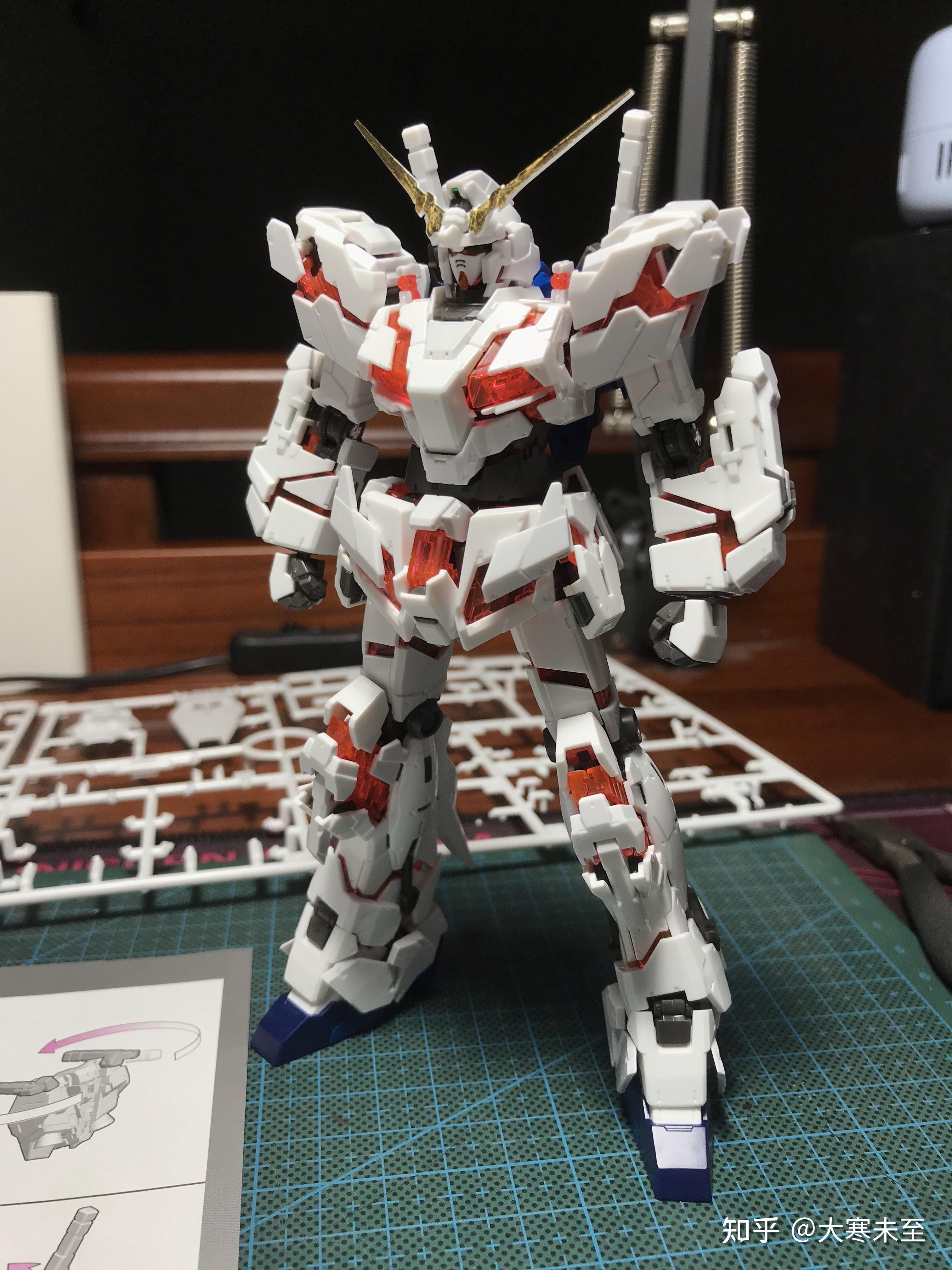 rg独角兽素组好看么贴水贴会不会影响把玩体验水贴会掉之类的