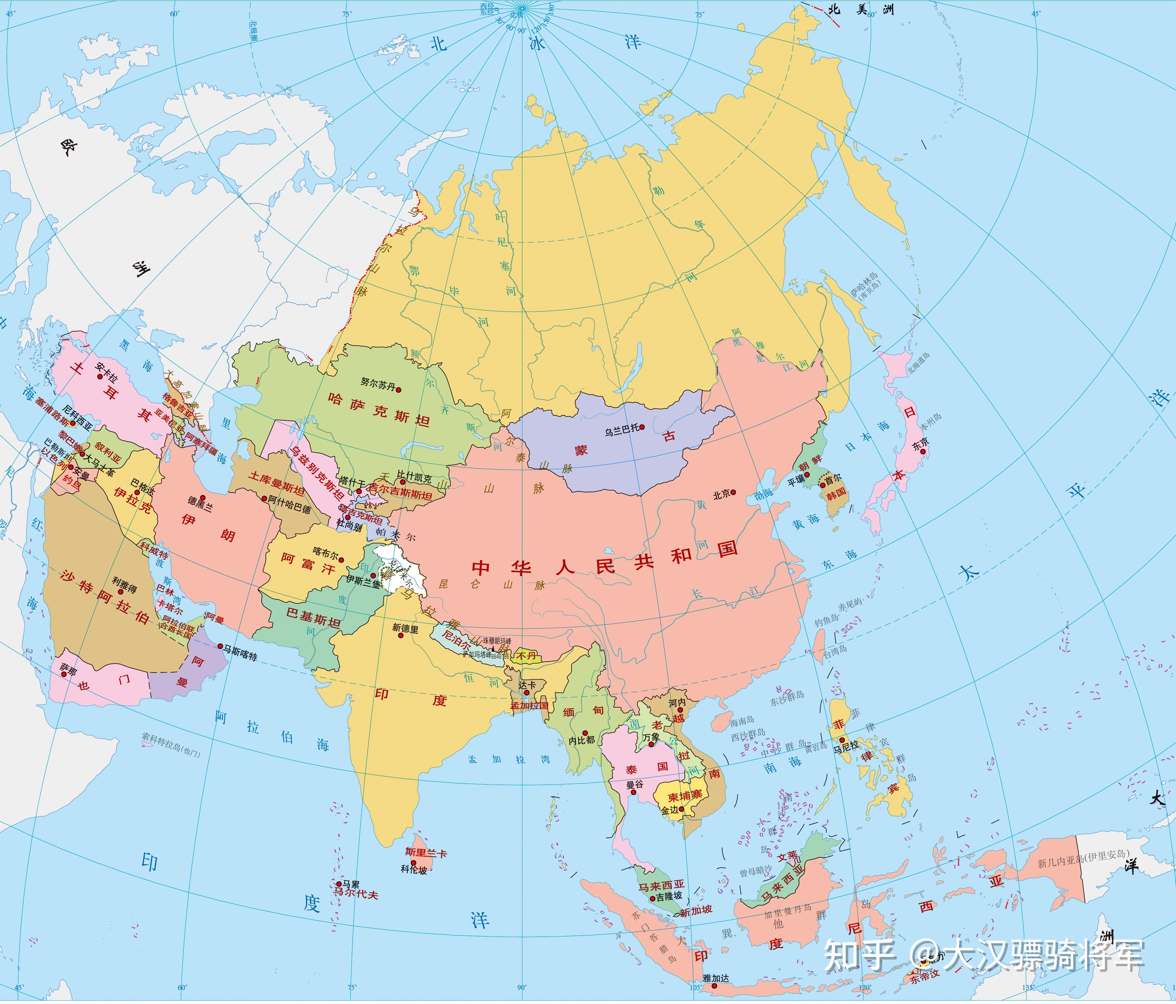 亚洲大陆具有怎样的地理特点?