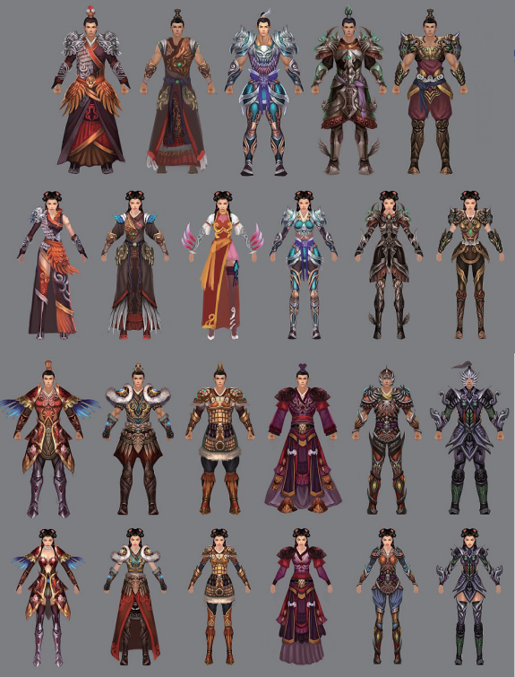 游戏设计|角色概念人物和武器道具设定（下） - 知乎