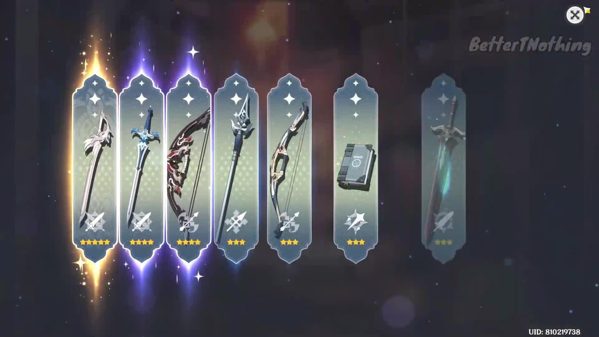 原神抽松籁送的精5风鹰剑伤害对比测试刻晴篇