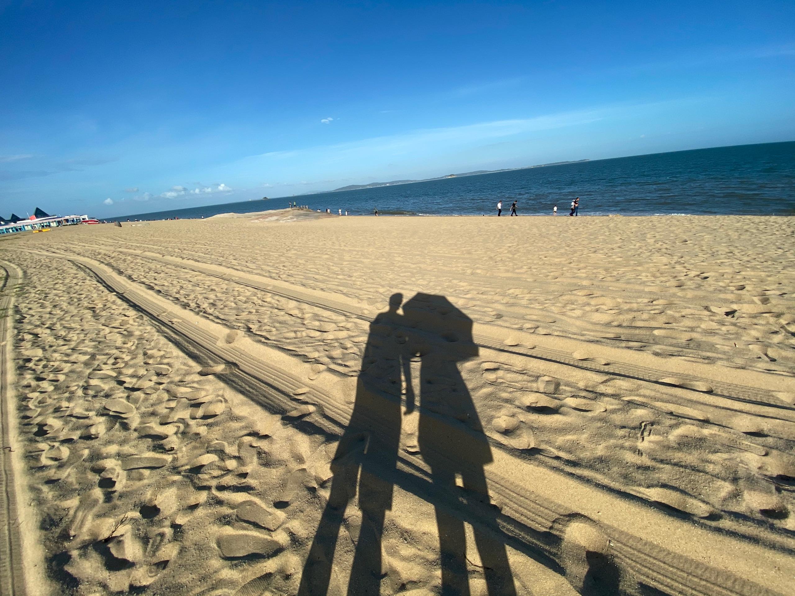 求情侣影子照片真实点