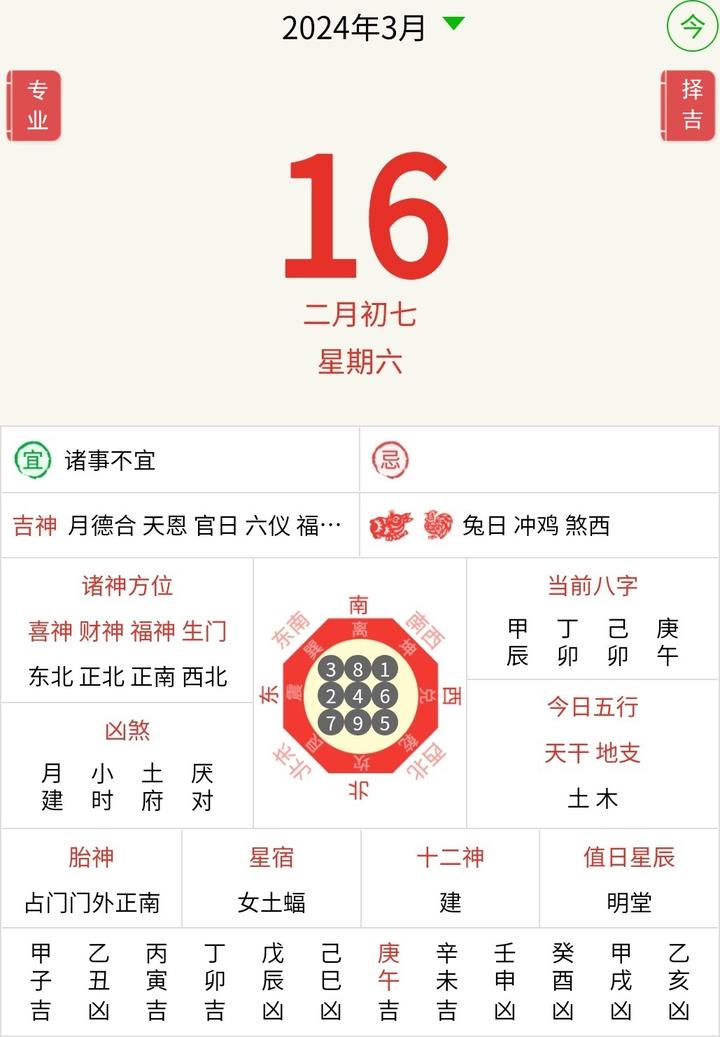 今日十二生肖运势播报2024年3月16日