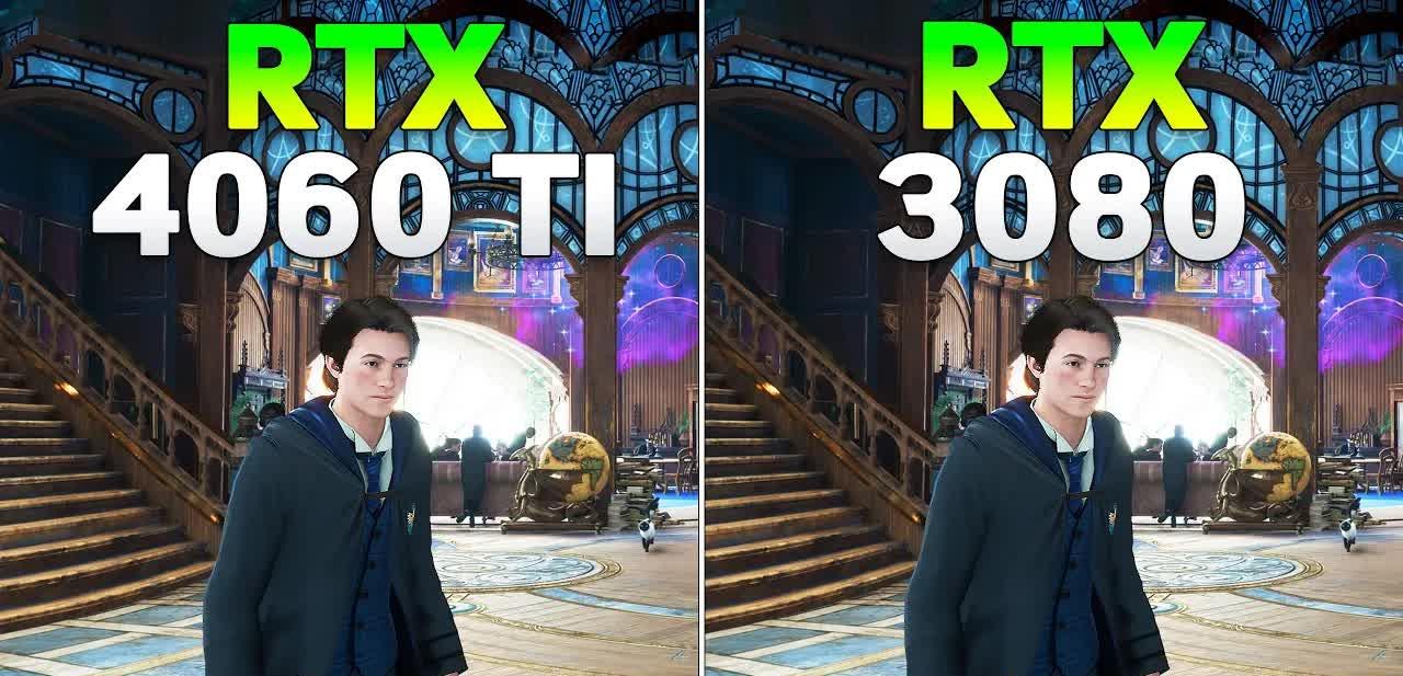  4060Ti VS 3080 2k DLSS2 3 OFF 