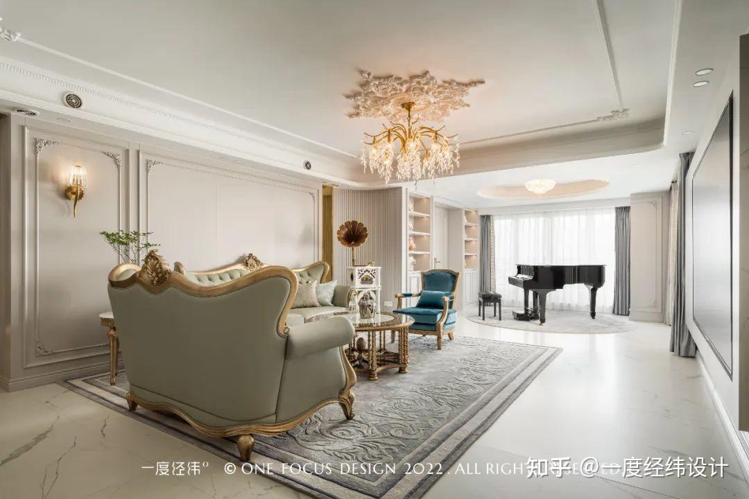 233平天海豪景苑,奢雅华丽的白色空间,感受法式贵族浪漫主义的精致居所 - 知乎