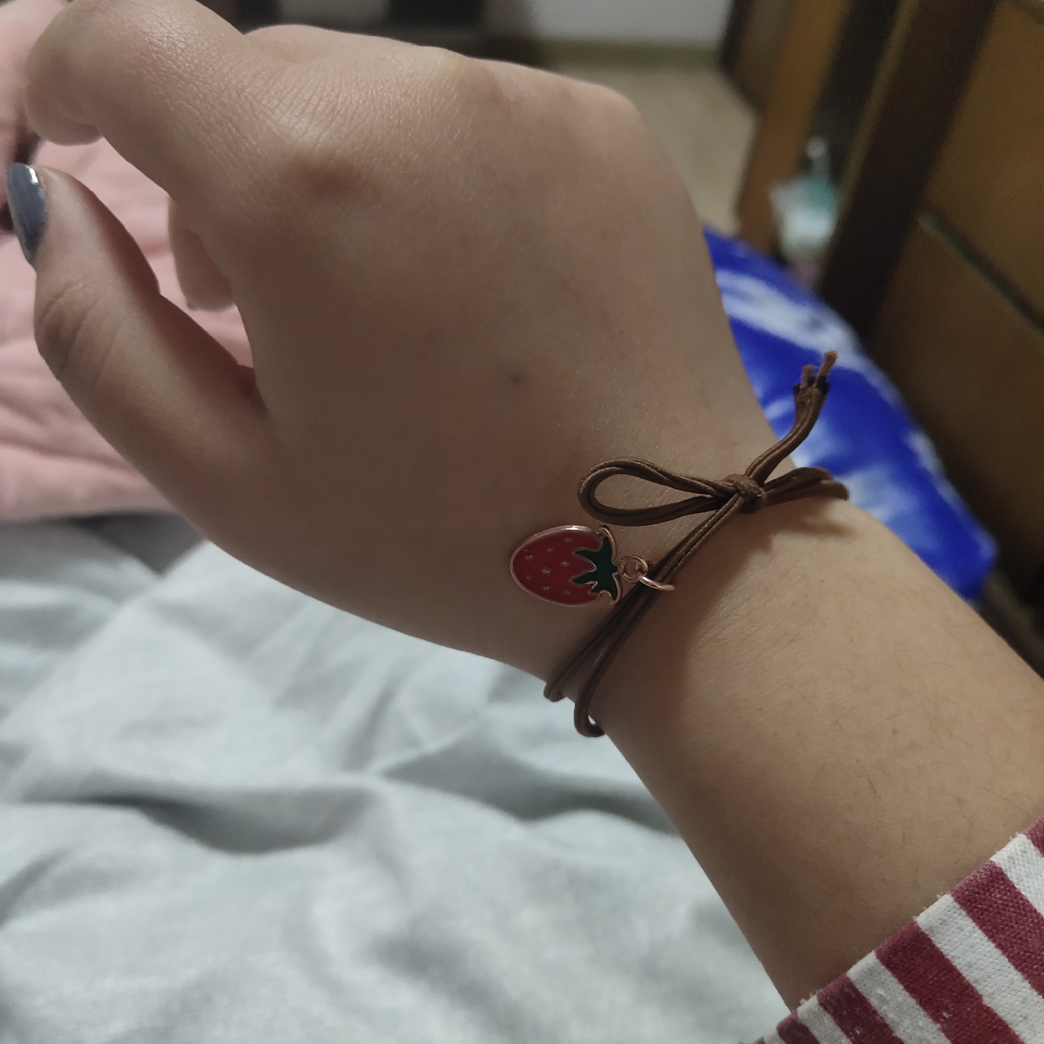 想康康你们和对象戴的小皮筋小发圈是什么样的