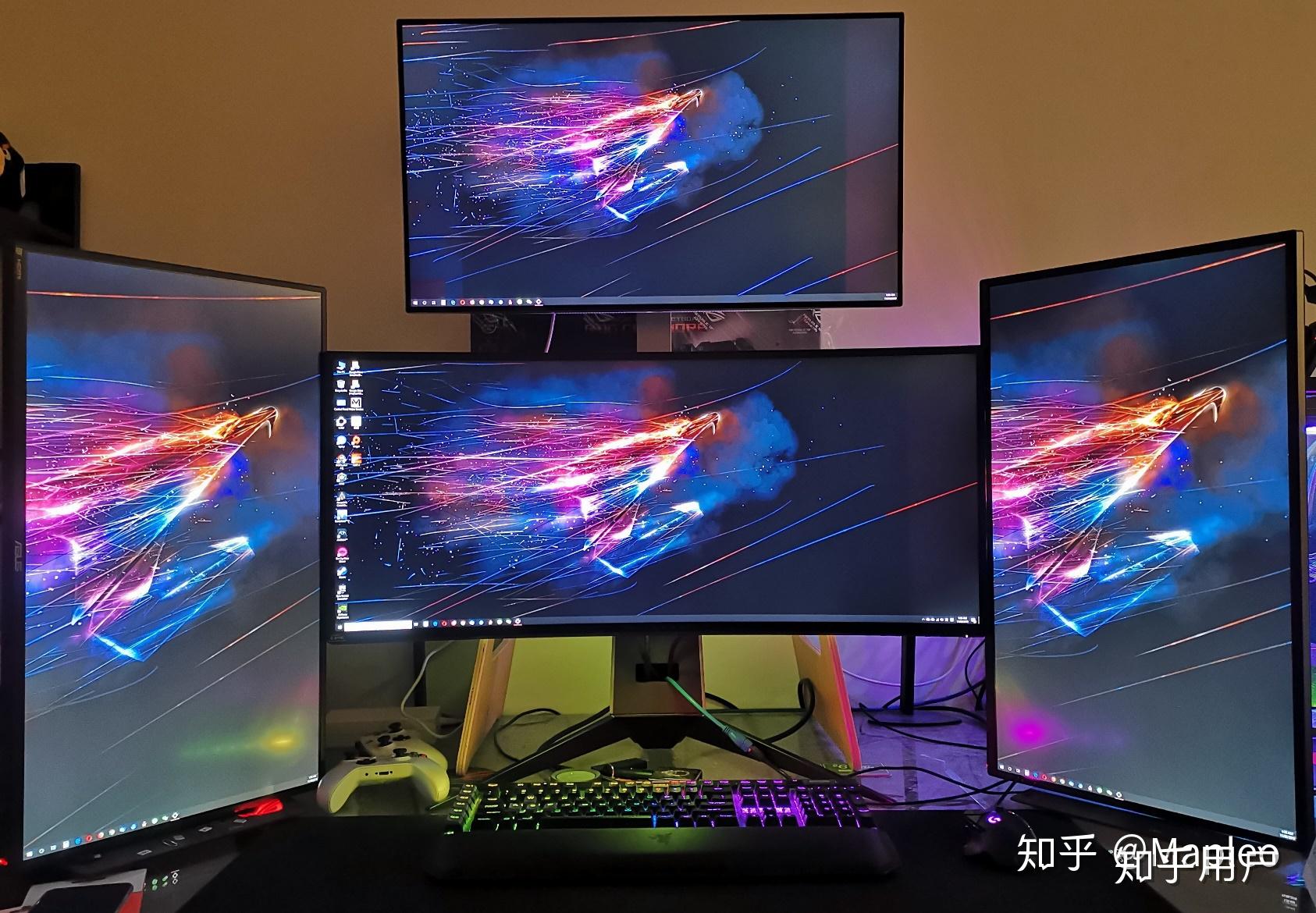 大家的多显示器是如何摆放布局的