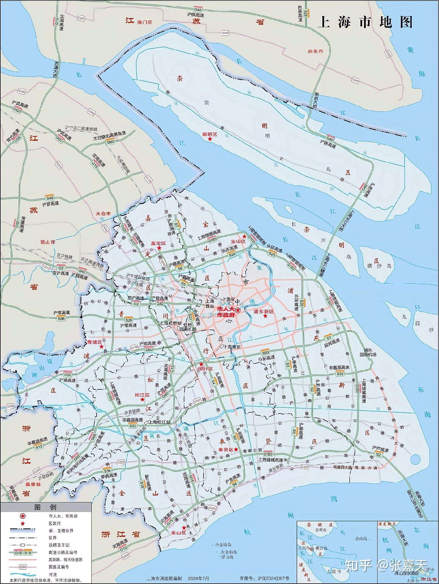 上海市行政区划标准地图合集 - 知乎