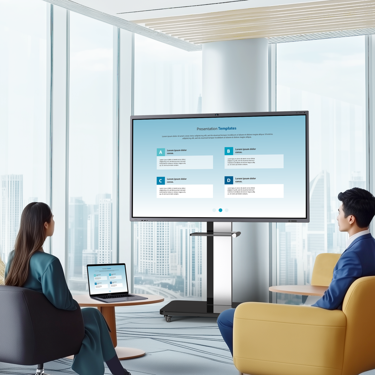 会议平板一体机哪个牌子好?选择皓丽m7,企业发展未来可期​