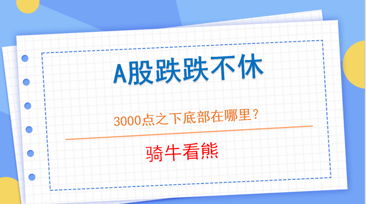 A股跌跌不休！3000点之下底部在哪里？ - 知乎