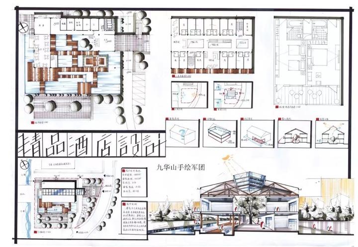 【西建大建筑学考研快题手绘】表达技法必备轴侧图,20个地标建筑的精美轴侧图解析分享 - 知乎