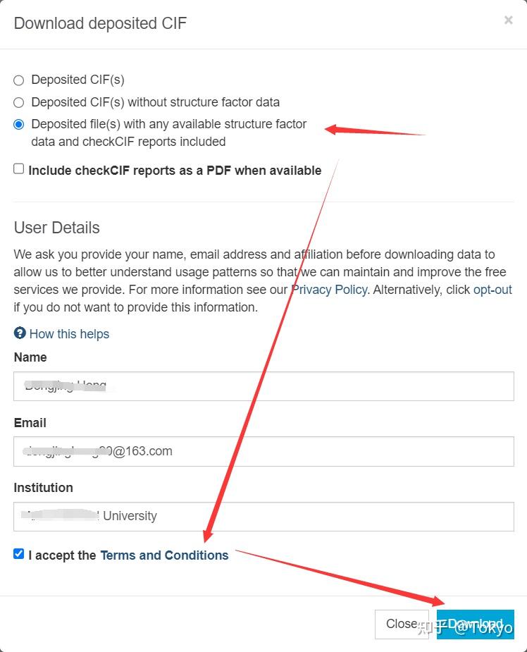通过CCDC号下载CIF文件 - 知乎