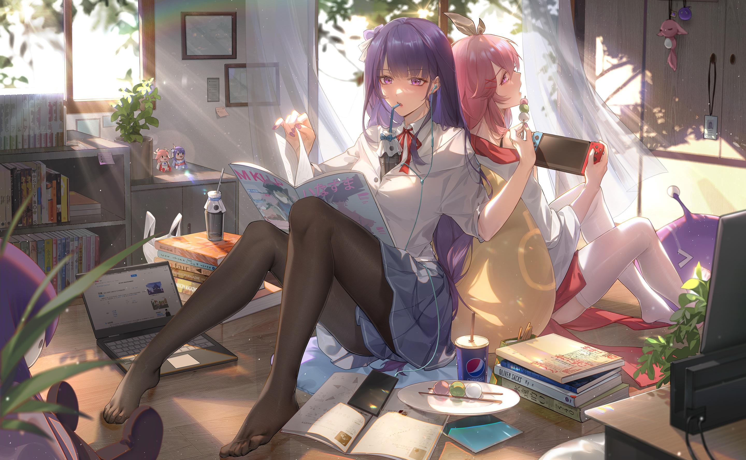 有没有好看的二次元丝袜少女壁纸